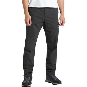 The North Face Men's Nylon Pants Size 40 Short Black Hiking Travel Zip Pocket